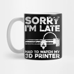 Funny 3D Printer Design For Men Women 3D Printing Printer Mug